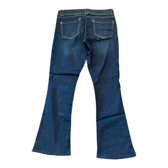 Wit & Wisdom Dark Wash Flare Jeans - Size 10P - Picture 3 of 8